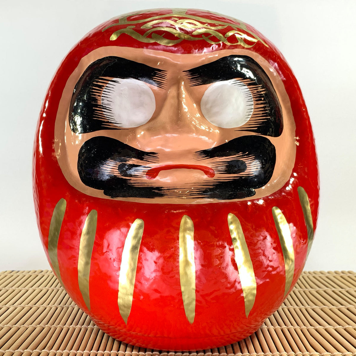 Grand Daruma Rouge Brillant