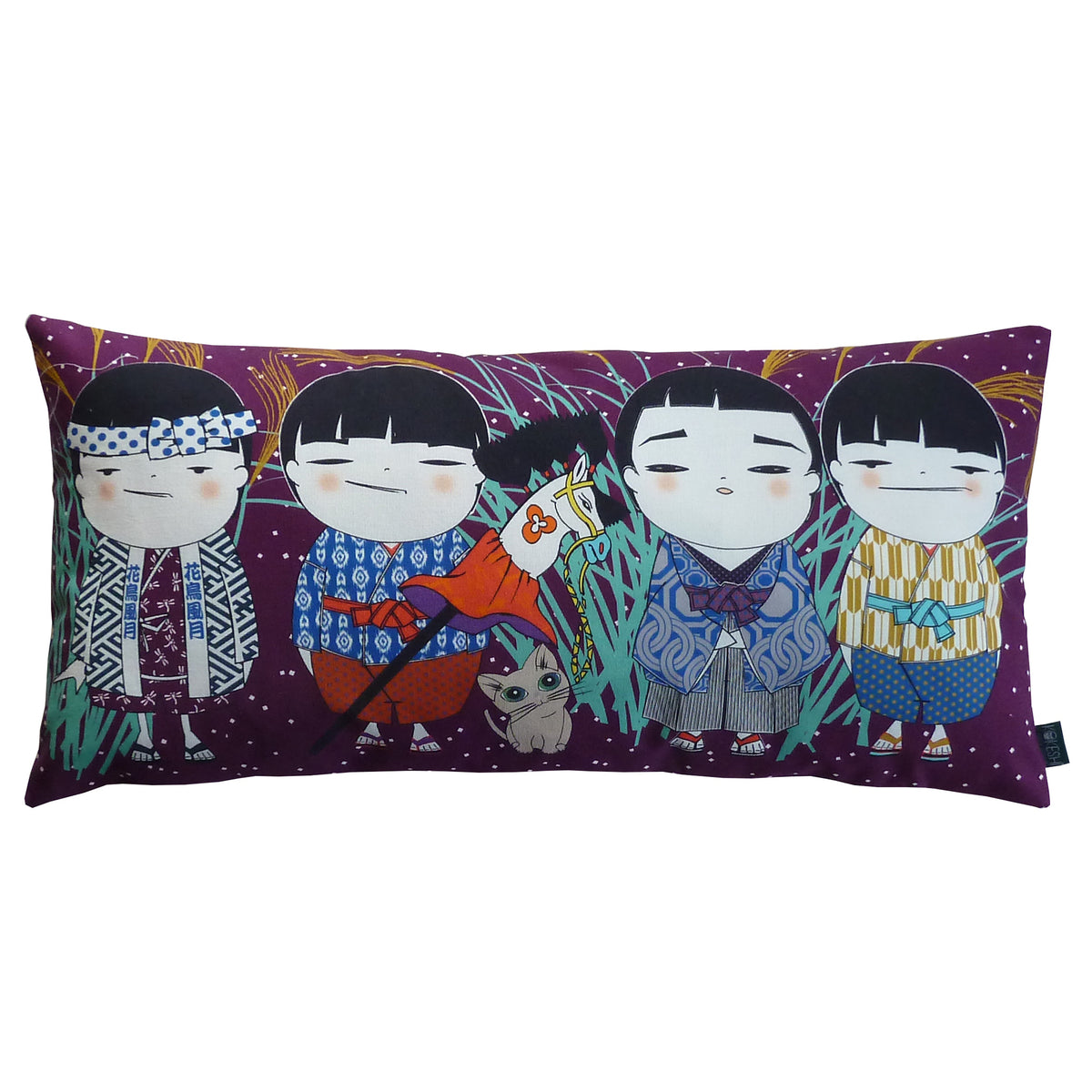 Kokeshi Garçons Prune - 25x53