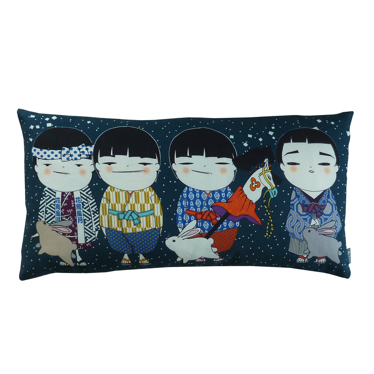 Kokeshi Garçons Ardoise - 25x53