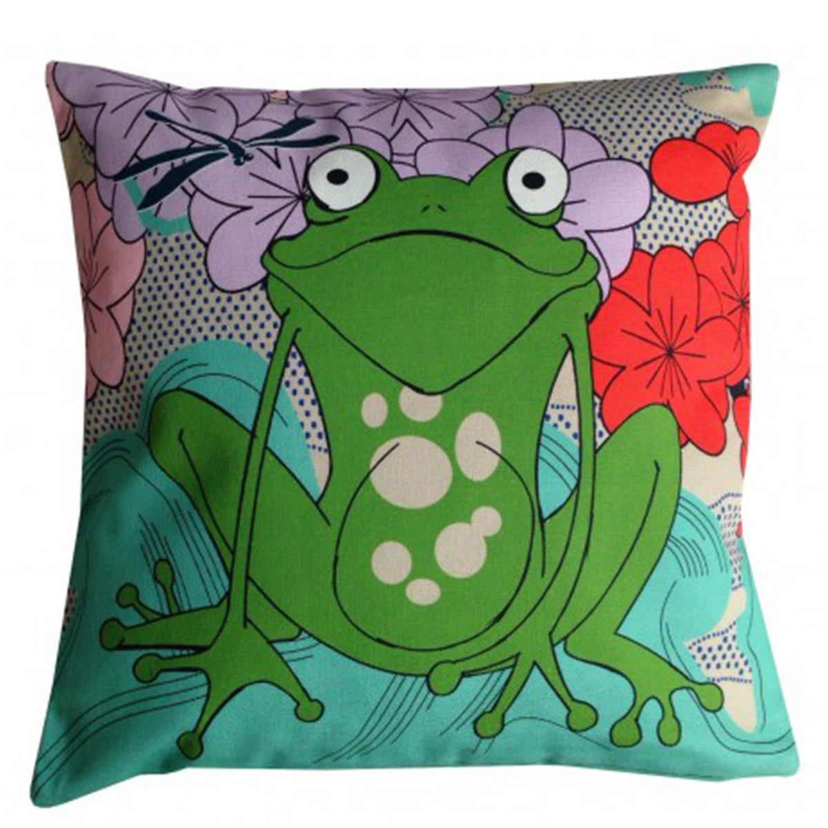 Kokeshi Grenouille Ecru - 33x33