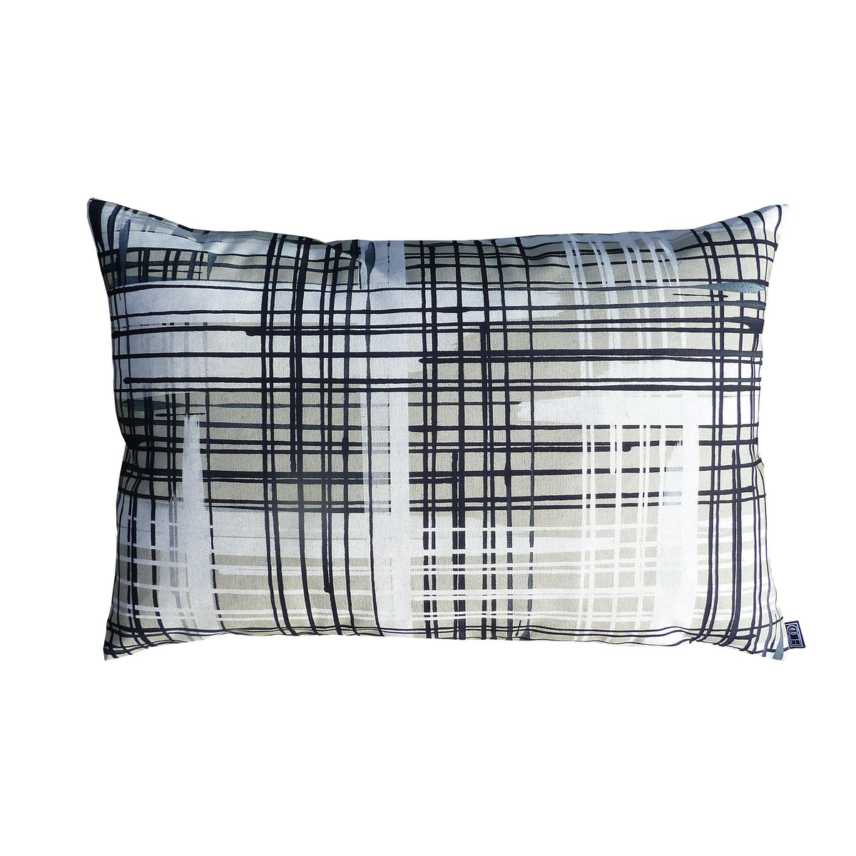 Wanderlust Rayures Noir/Blanc - 40x60